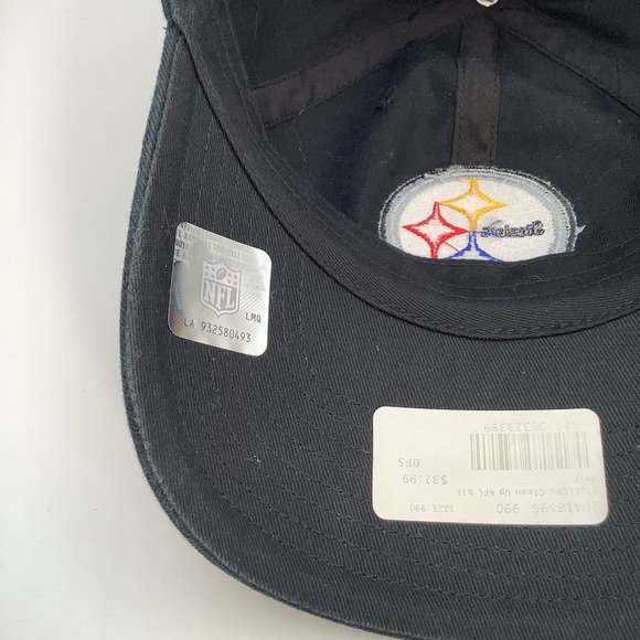 New Pittsburgh Steelers 47 Clean Up Adjustable Baseball Hat - Picture 4 of 8